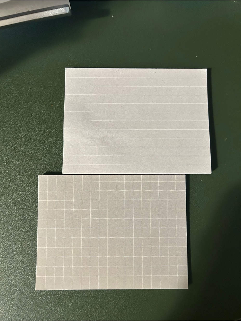 Cloth + paper grid + lined aesthetic minimalist sticky notes